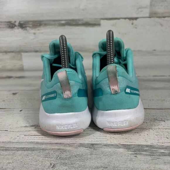 Nike Flex Experience Running Athletic Shoes Teal Green Kid's 4.5 Women's‎ 6 US - Picture 3 of 8